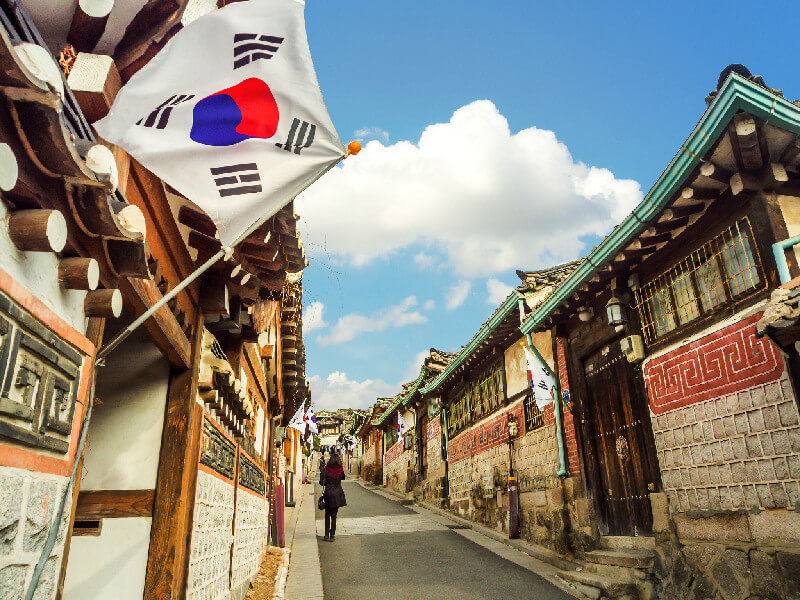 韓国・北村韓屋村