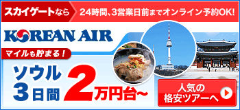 ��؍q�� KOREAN AIR �}�C�������܂�I�\�E��3����2���~��`