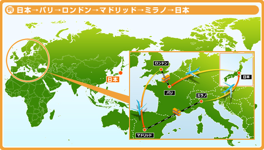 海外旅行は周遊航空券で 2倍お得な利用方法 エアトリ