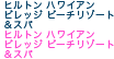 �q���g���n���C�A���r���b�W�r�[�`���]�[�g���X�p